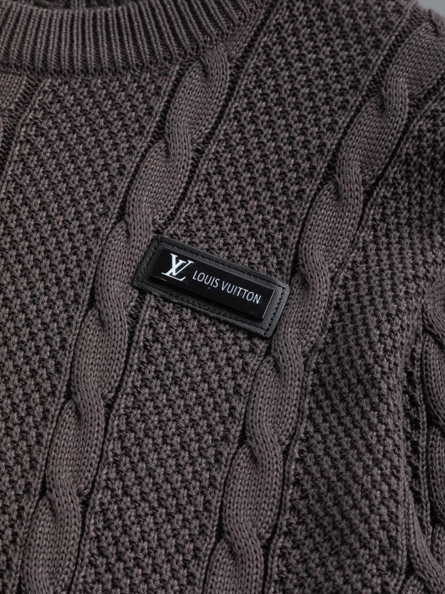 ルイ・ヴィトン「Louis Vuitton」秋冬新作ニットクルーネックセーター