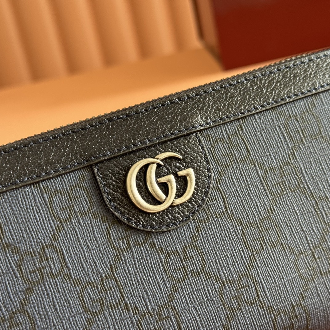 グッチ「Gucci」Ophidiaシリーズジッパーウォレット