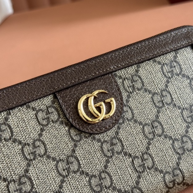 グッチ「Gucci」Ophidiaシリーズジッパーウォレット