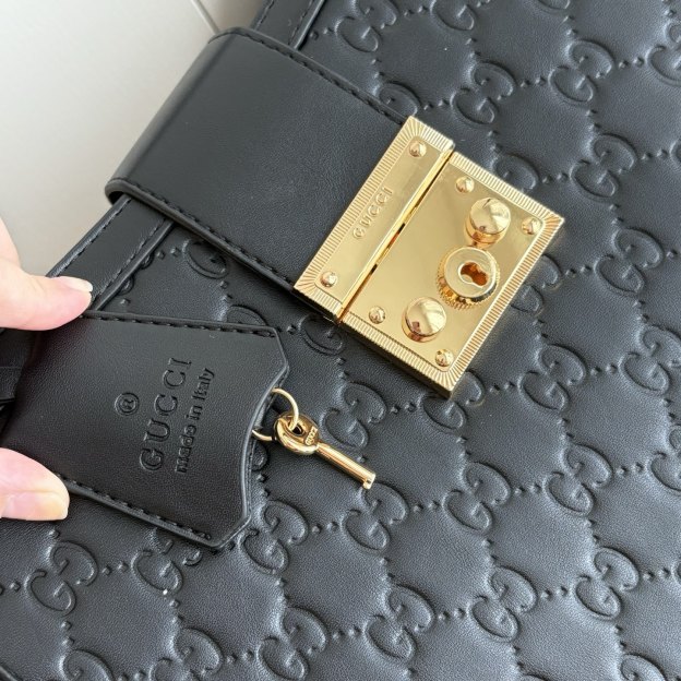 グッチ「Gucci」グッチ パドロック ミディアム トップハンドルバッグ / ハンドバッグ