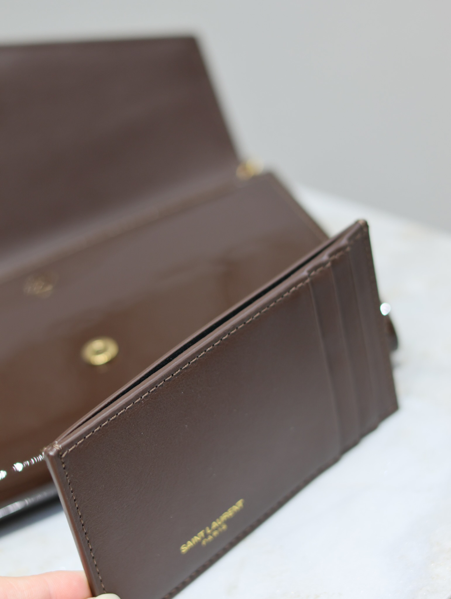 2026サンローラン「SAINT LAURENT UPTOWN チェーンウォレット
