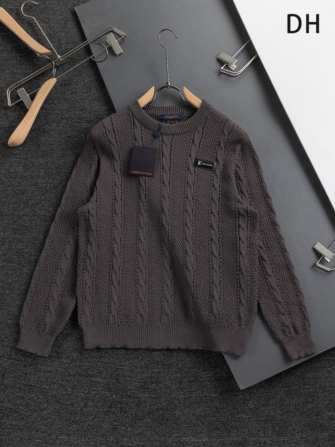 ルイ・ヴィトン「Louis Vuitton」秋冬新作ニットクルーネックセーター