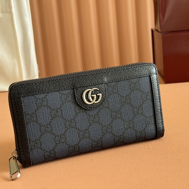 グッチ「Gucci」Ophidiaシリーズジッパーウォレット