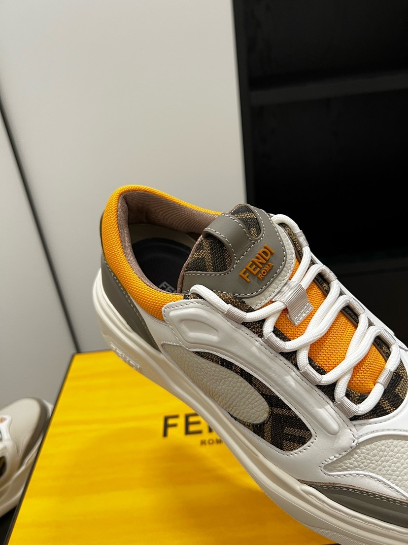 フェンディ「Fendi」フェンディ マッチ スニーカー / レザースニーカー