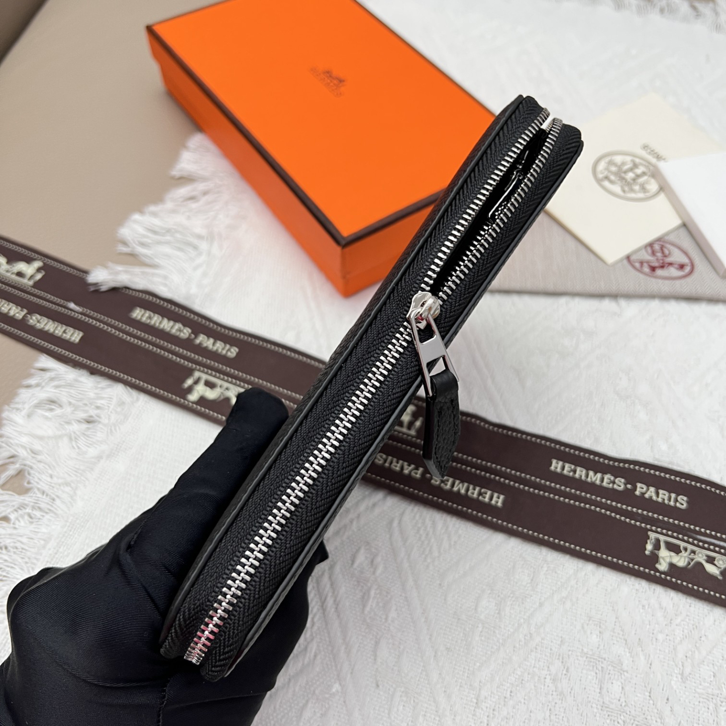 エルメス「Hermès」ベアーン モノクローム ウォレット 10色