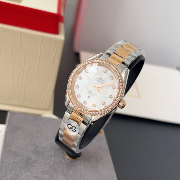 オメガ「Omega」アクアテラ 34mm マスタークロノメーター