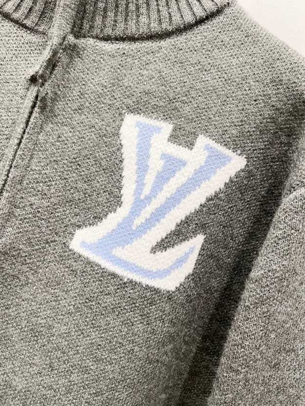 ルイ・ヴィトン「Louis Vuitton」クラシックジャージー編みウールプルオーバータートルネックセーター