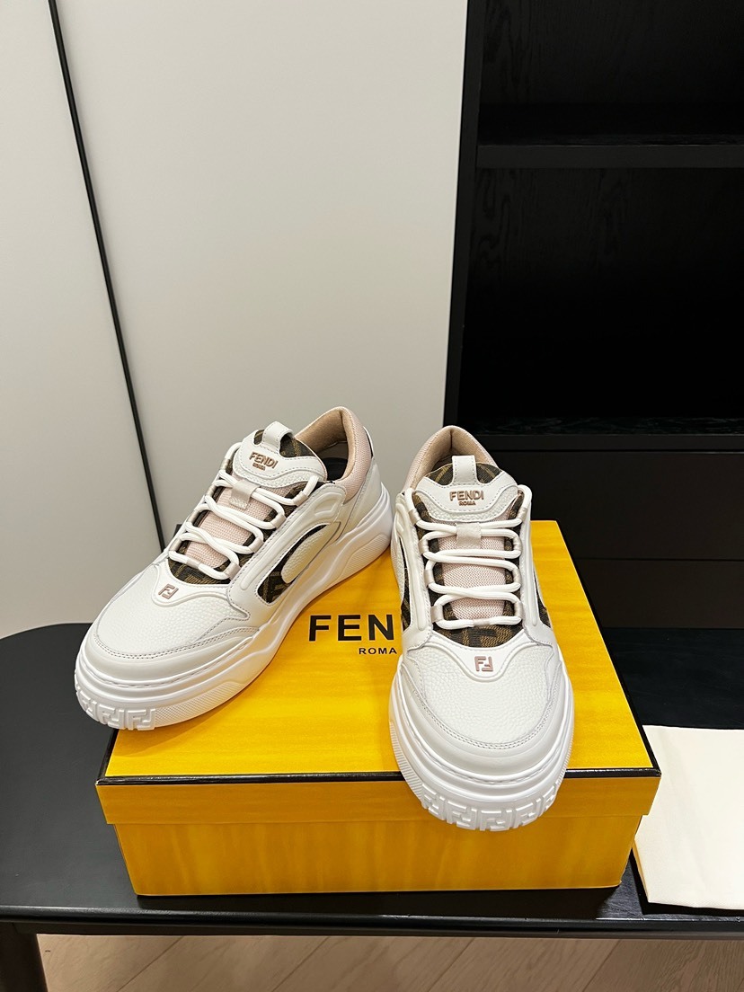 フェンディ「Fendi」フェンディ マッチ スニーカー / レザースニーカー