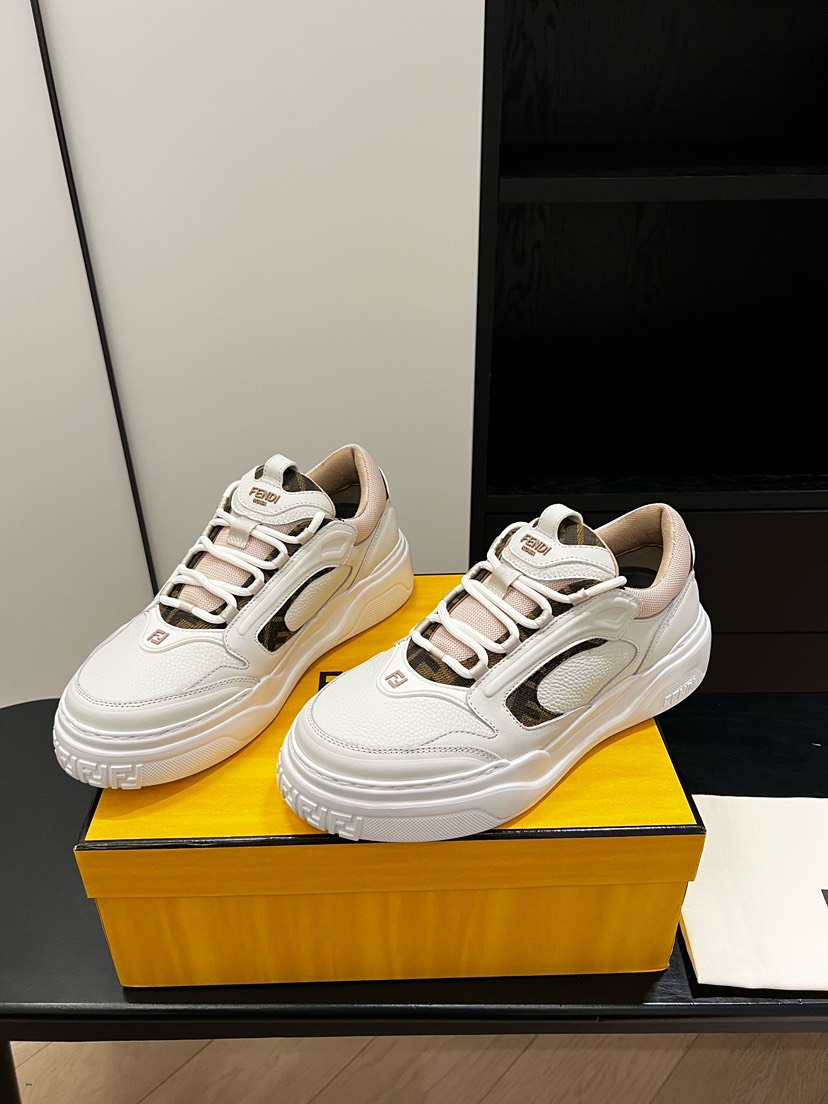 フェンディ「Fendi」フェンディ マッチ スニーカー / レザースニーカー