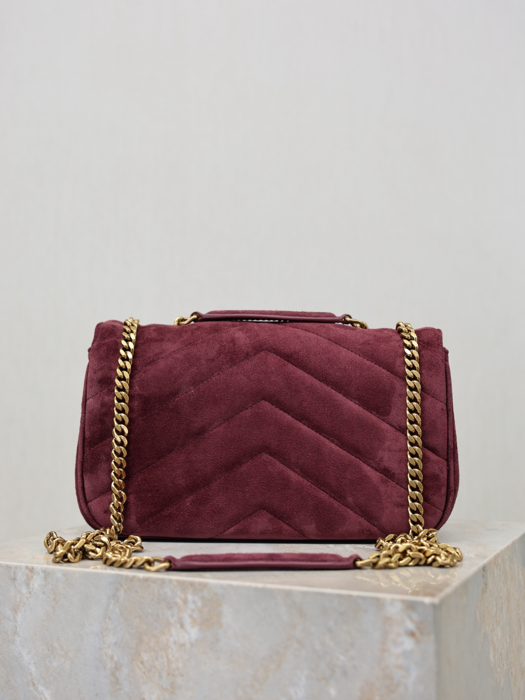 2026サンローラン「Saint Laurent LOULOU スモール スエード ショルダーバッグ