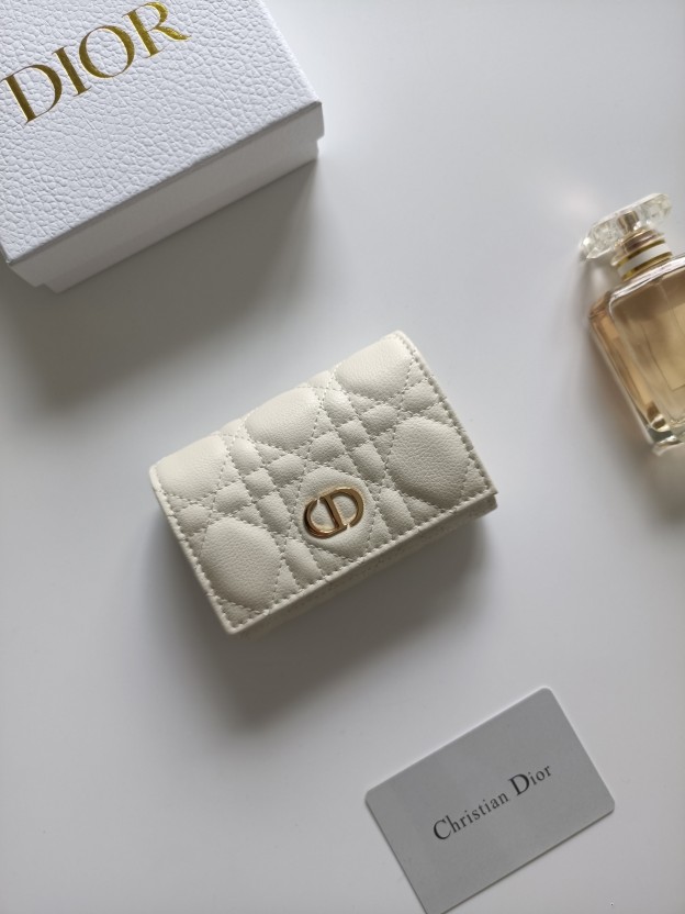 ディオール「Dior」ディオール 30 モンテーニュ グリシン ウォレット / コンパクトウォレット