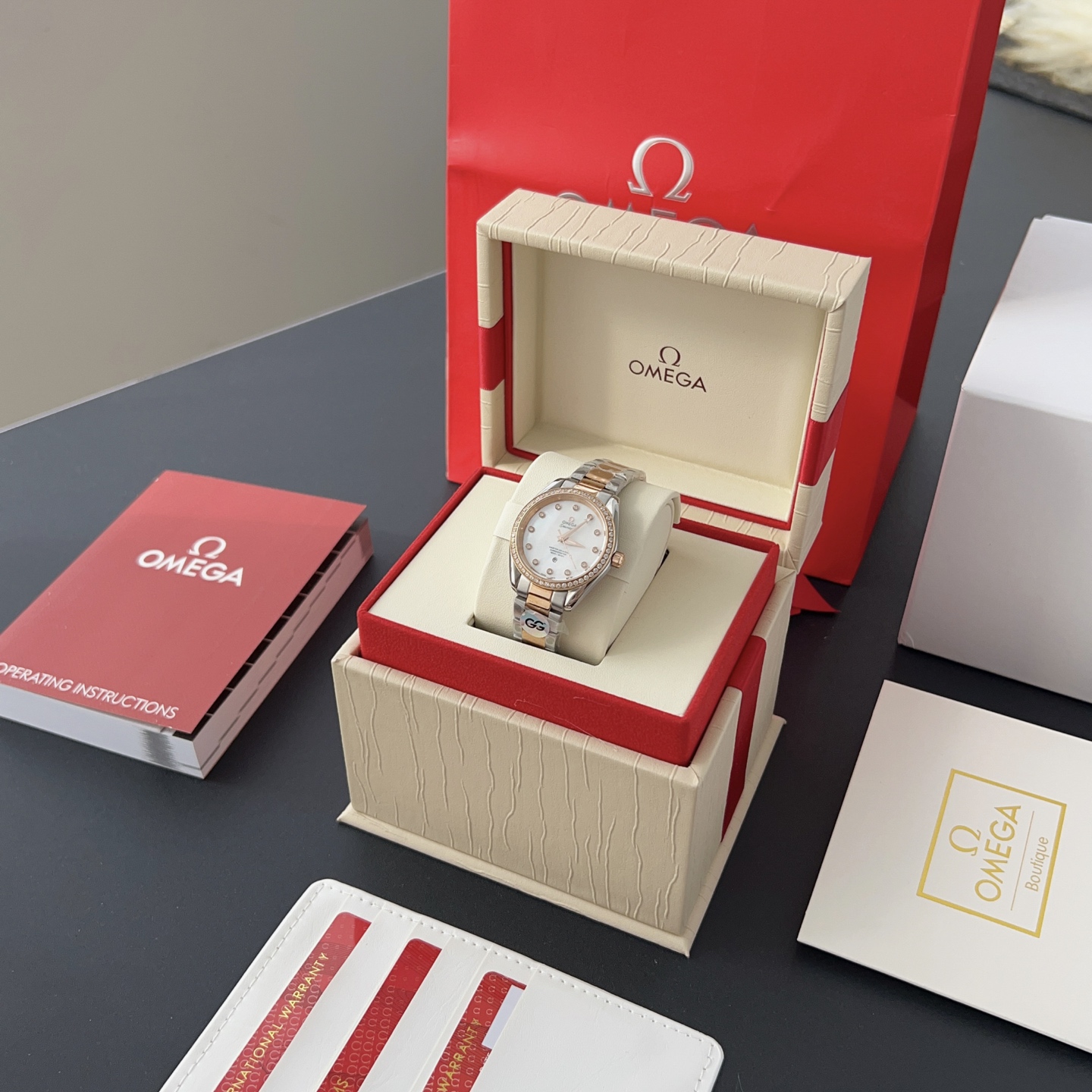 オメガ「Omega」アクアテラ 34mm マスタークロノメーター