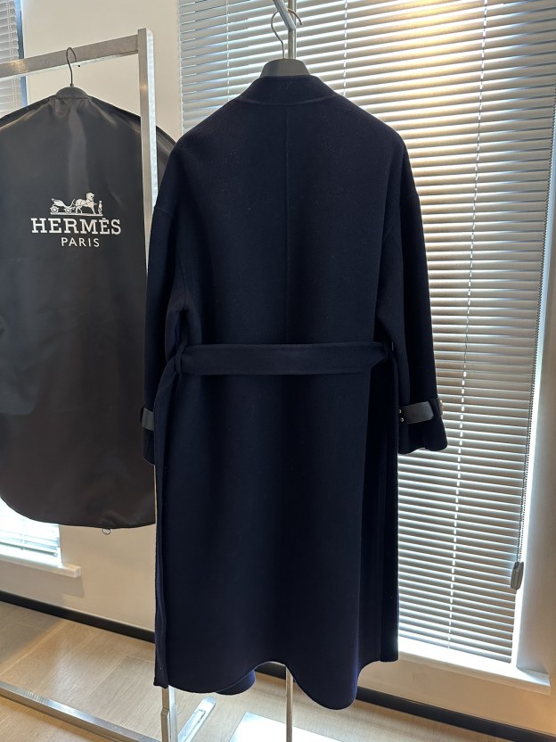 エルメス「Hermès」ラグジュアリーカシミアコート