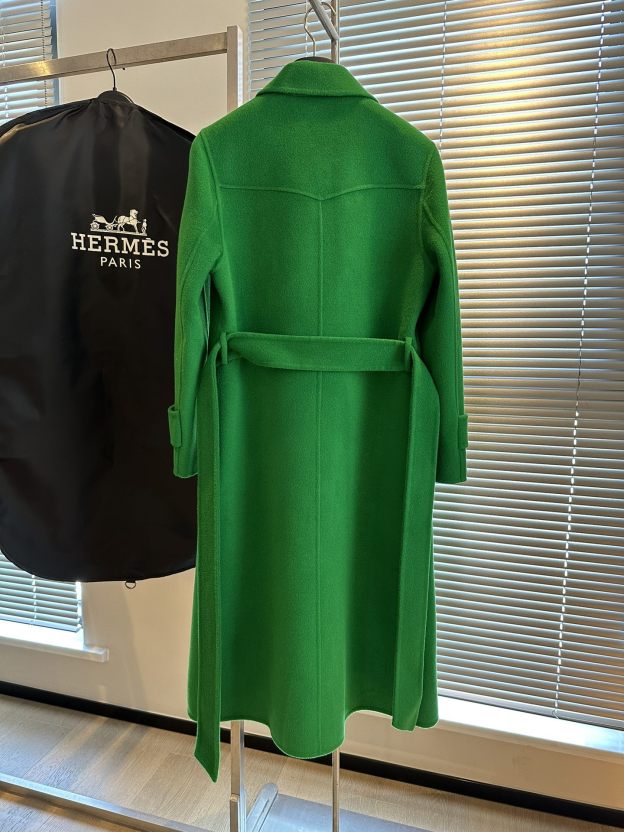 エルメス「Hermès」Retro Seris カシミアのスリムコート