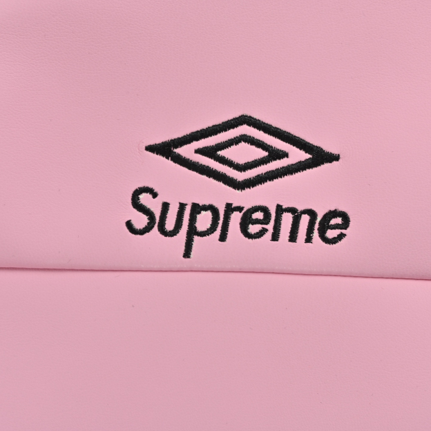 シュプリーム「Supreme x Umbro」コラボレーション レザージャケット