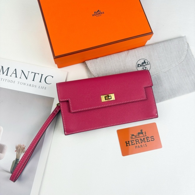 エルメス「Hermès」Kelly ポケット長財布 10色