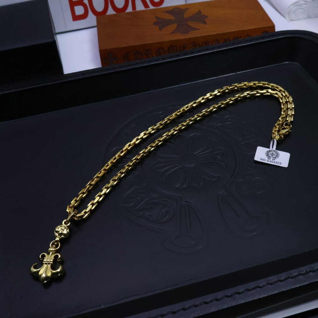 クロムハーツ「Chrome Hearts」クラシッククロスペンダントネックレス