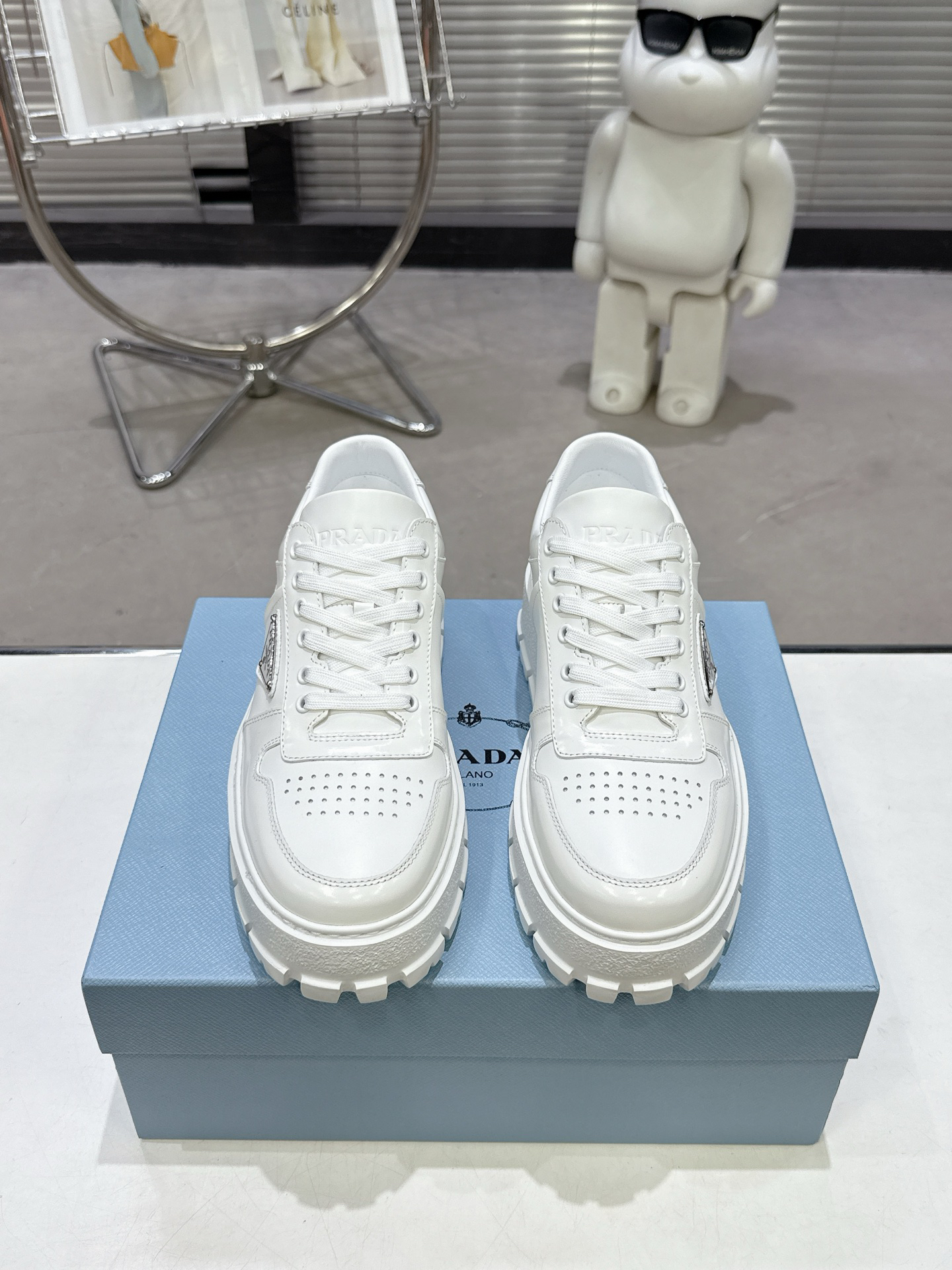 プラダ［Prada］America's Cup レザースニーカー