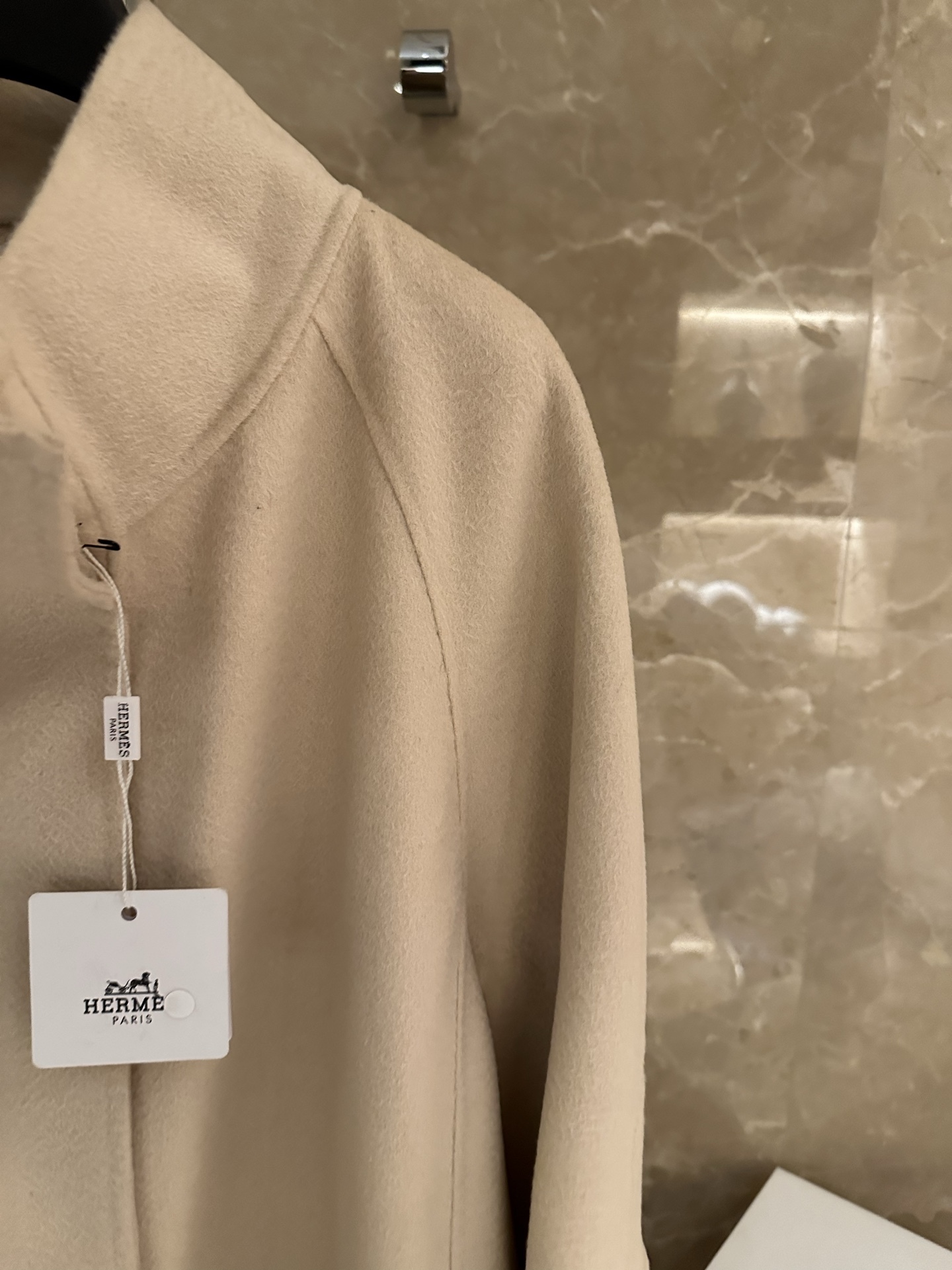 エルメス「Hermès」ラグジュアリーカシミアコート