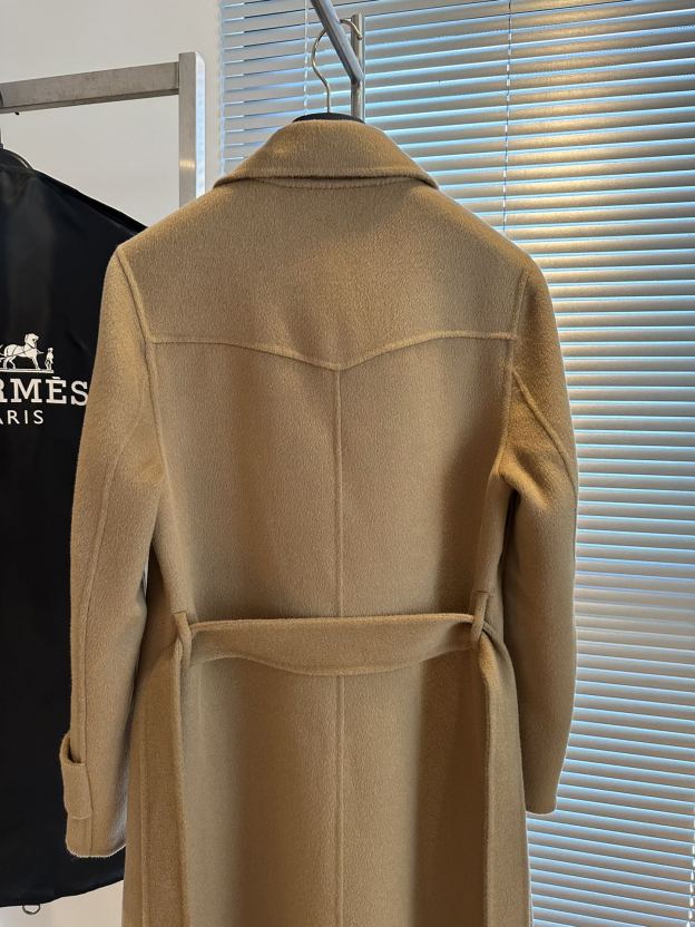 エルメス「Hermès」Retro Seris カシミアのスリムコート