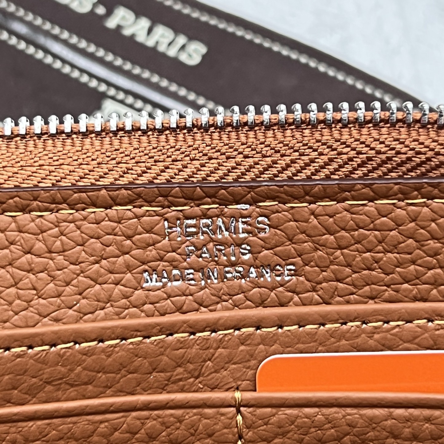 エルメス ファスナー式レザーウォレット