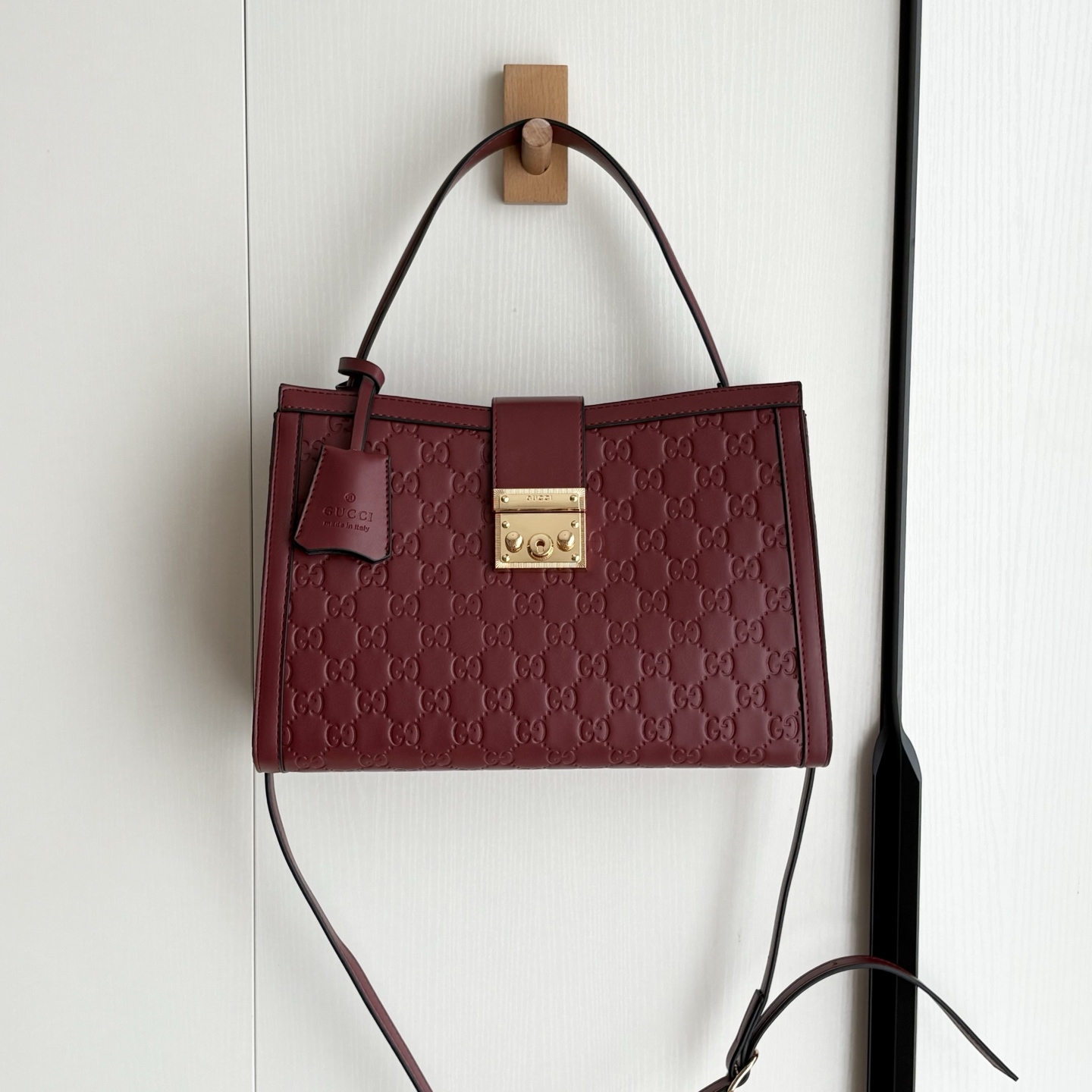 グッチ「Gucci」グッチ パドロック ミディアム トップハンドルバッグ / ハンドバッグ