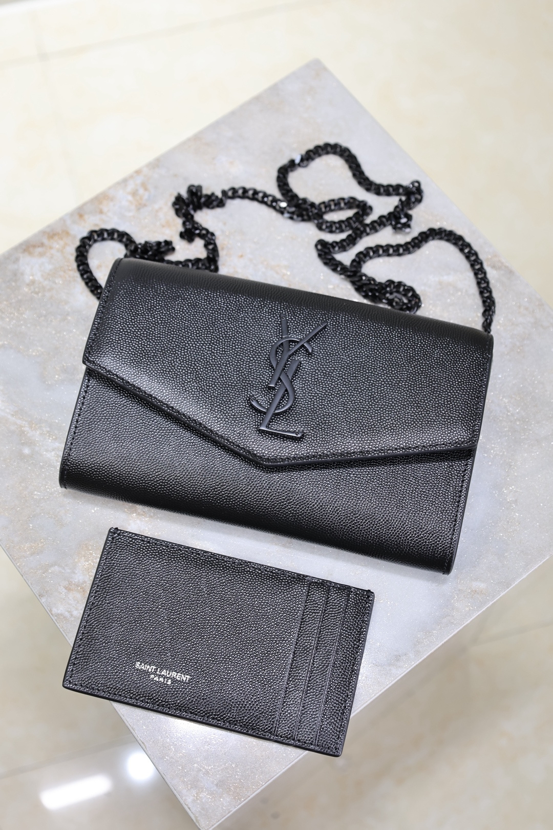 2026サンローラン「SAINT LAURENT UPTOWN チェーンウォレット