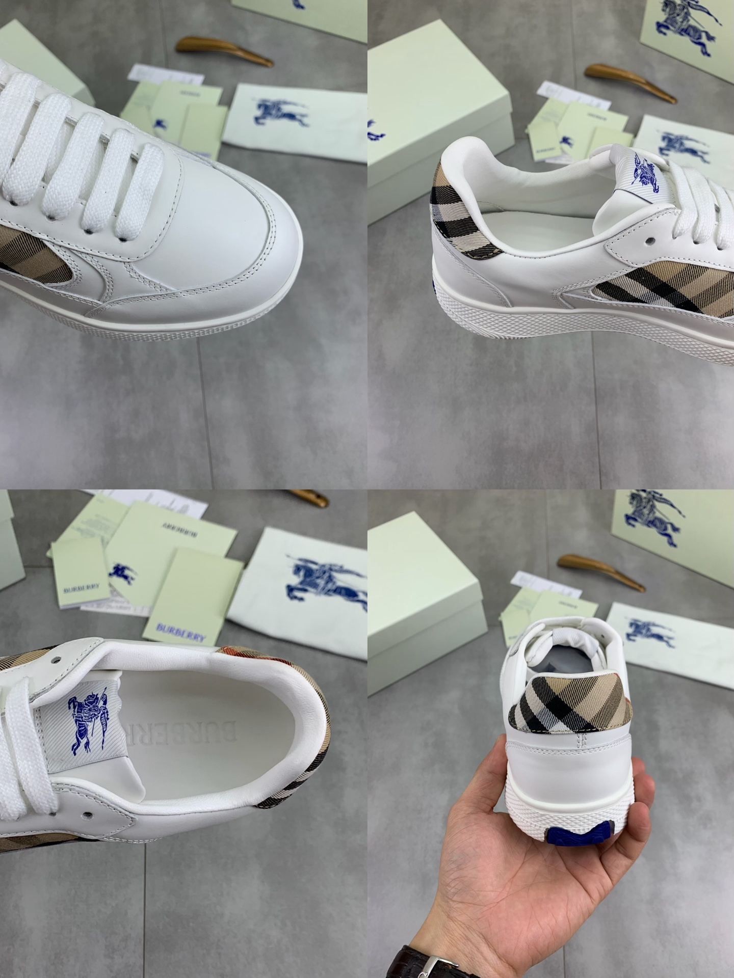 バーバリー「Burberry」バーバリー テラス スニーカー / レザースニーカー