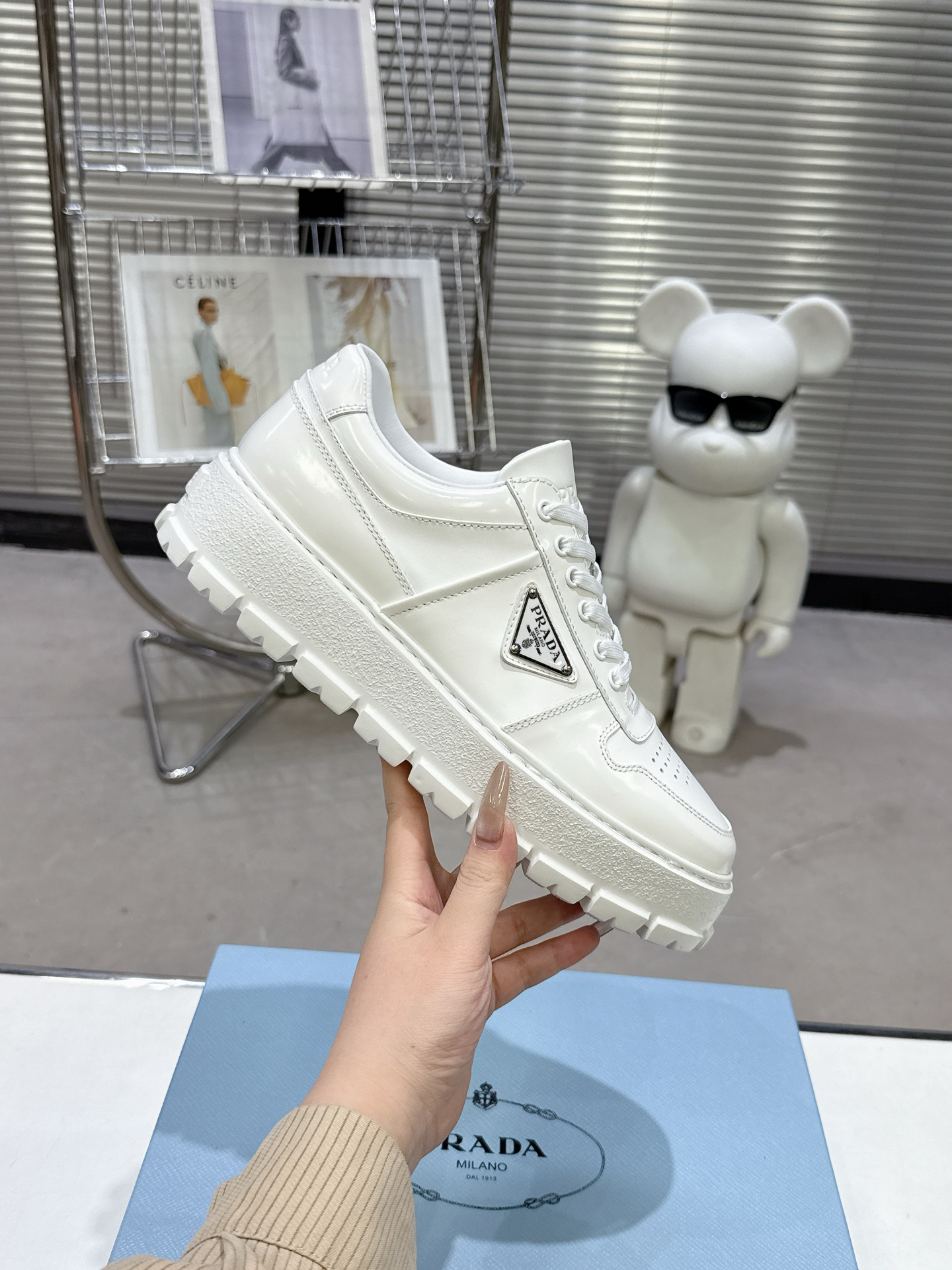 プラダ［Prada］America's Cup レザースニーカー