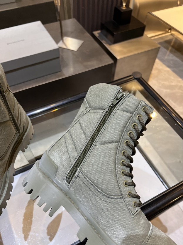 バレンシアガ「Balenciaga」バレンシアガ ストンパー ジップドブーティ / レザーブーツ