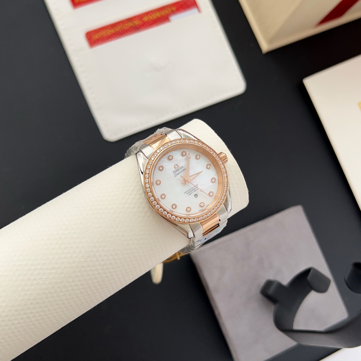 オメガ「Omega」アクアテラ 34mm マスタークロノメーター