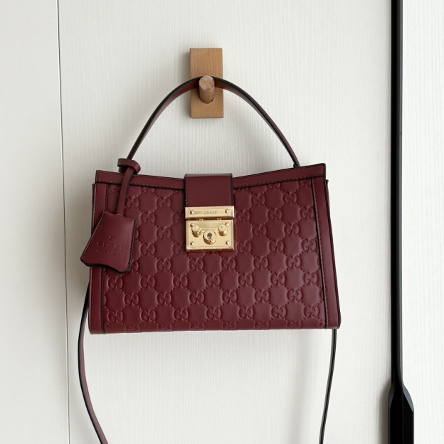 グッチ「Gucci」グッチ パドロック ミディアム トップハンドルバッグ / ハンドバッグ