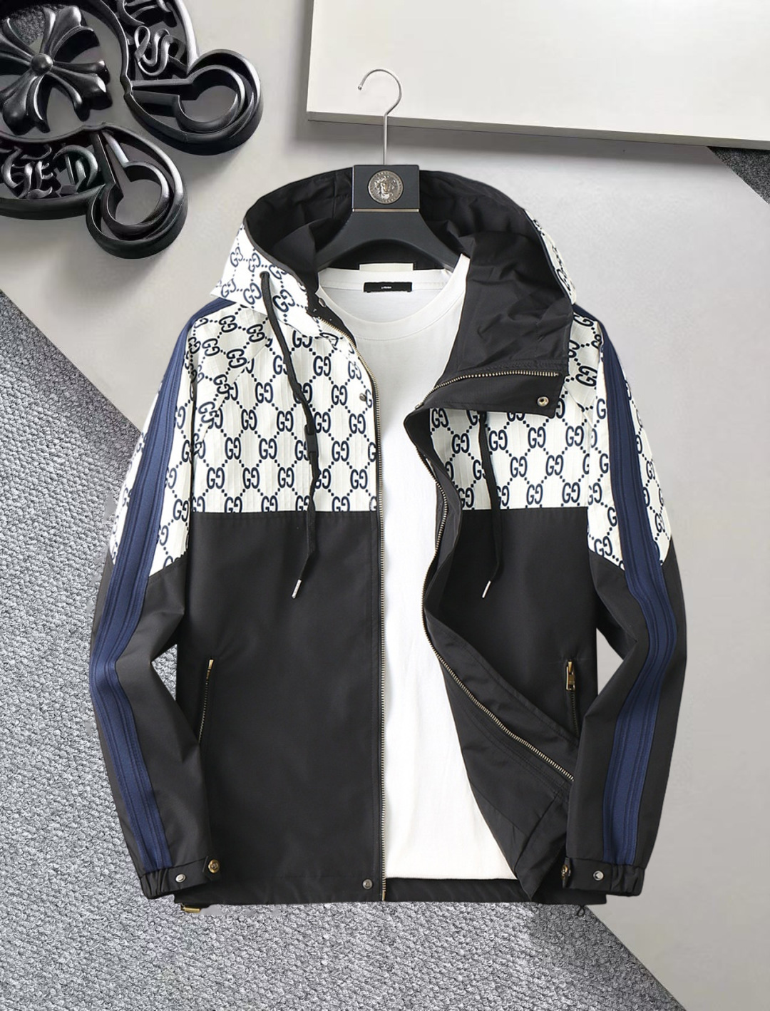 グッチ「Gucci 」秋冬新作メンズフード付きジャケット