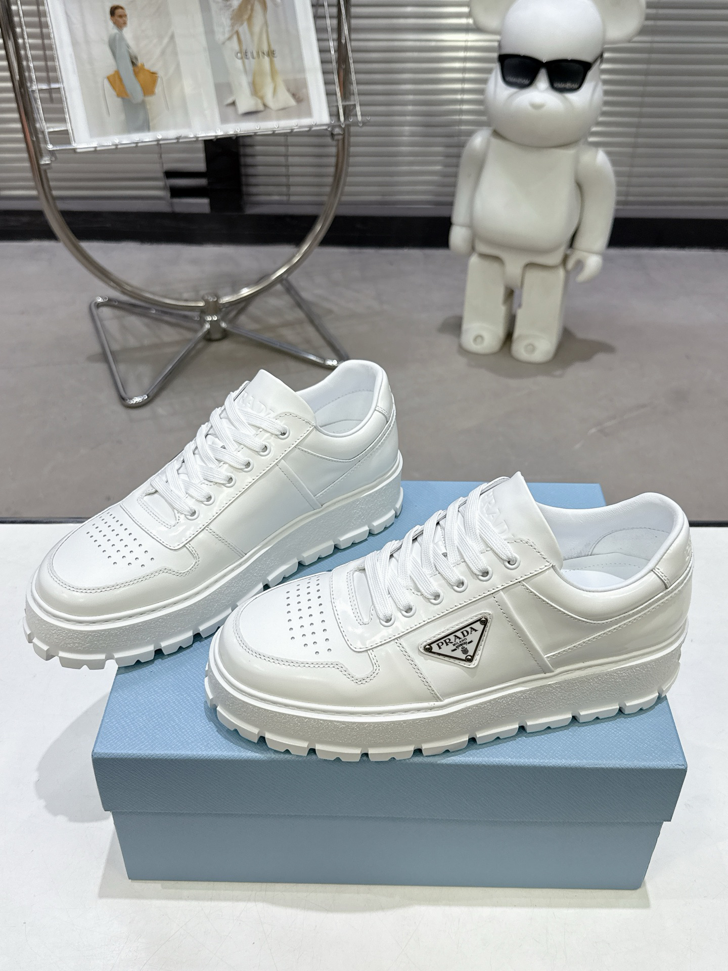 プラダ［Prada］America's Cup レザースニーカー