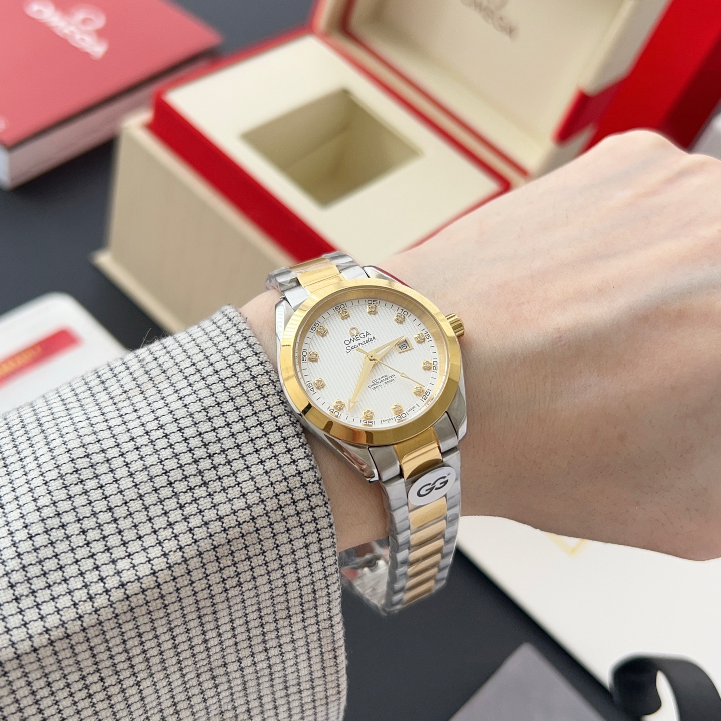 オメガ「Omega」アクアテラ 34mm マスタークロノメーター