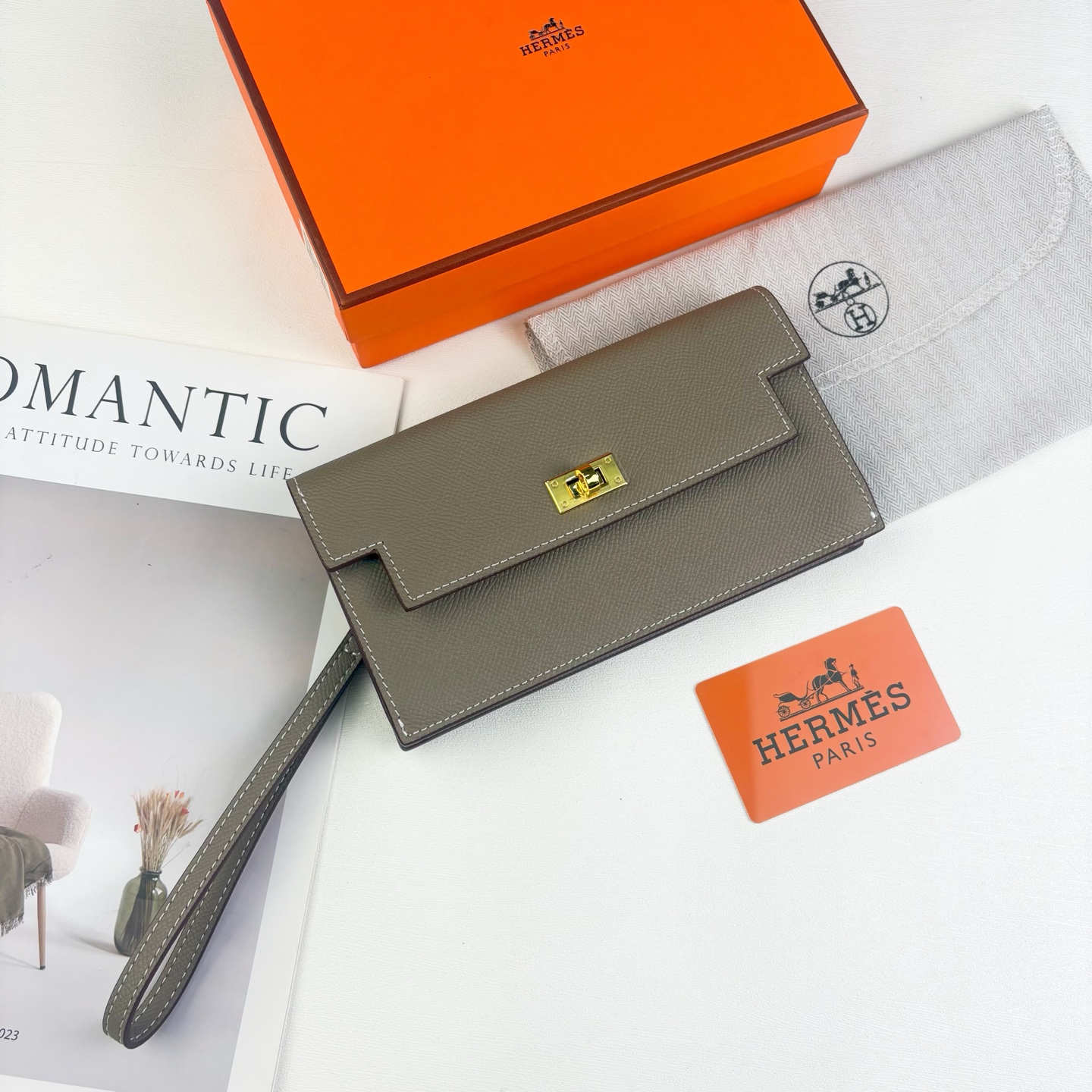 エルメス「Hermès」Kelly ポケット長財布 10色