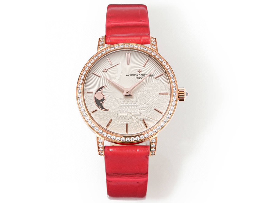 ヴァシュロン・コンスタンタン「Vacheron Constantin」トラディショネル ムーンフェーズ レディース機械式腕時計 36mm