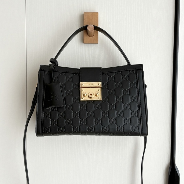 グッチ「Gucci」グッチ パドロック ミディアム トップハンドルバッグ / ハンドバッグ