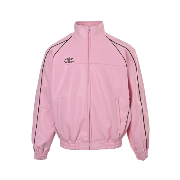 シュプリーム「Supreme x Umbro」コラボレーション レザージャケット
