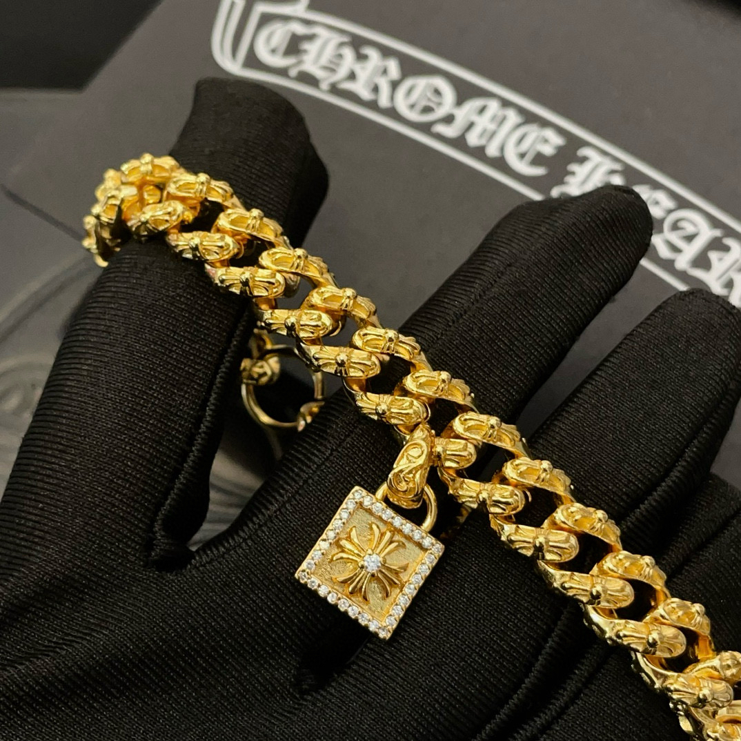 クロムハーツ「Chrome Hearts」ブレスレット - ヴィンテージ＆ロックテイスト ペア用