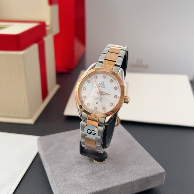 オメガ「Omega」アクアテラ 34mm マスタークロノメーター