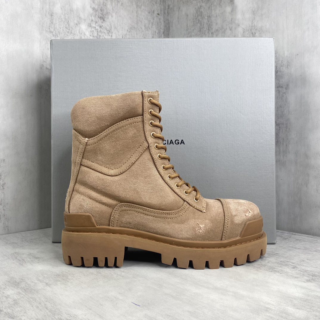 バレンシアガ「Balenciaga」バレンシアガ ストンパー ジップドブーティ / レザーブーツ