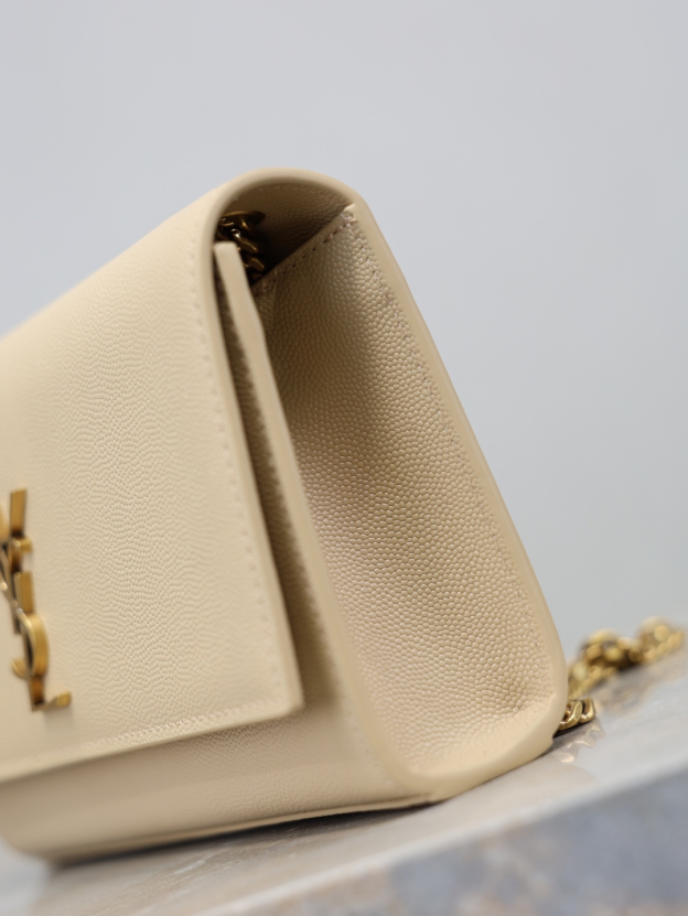 2026サンローラン「Saint Laurent KATE プティ グレインドレザー ショルダーバッグ