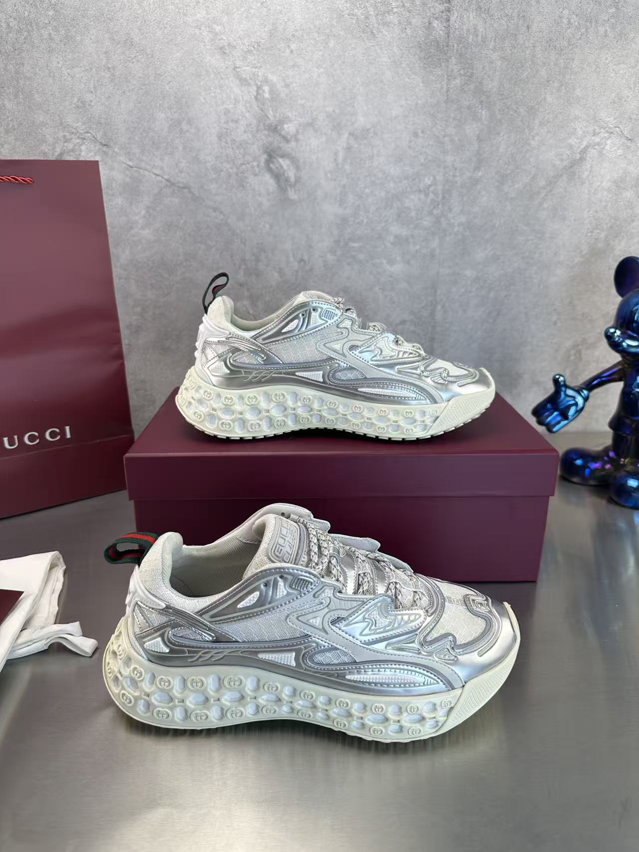 グッチ「Gucci」グッチ cub3d スニーカー / メンズレザースニーカー