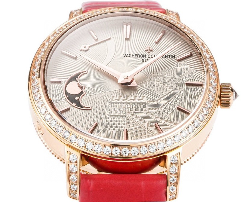 ヴァシュロン・コンスタンタン「Vacheron Constantin」トラディショネル ムーンフェーズ レディース機械式腕時計 36mm