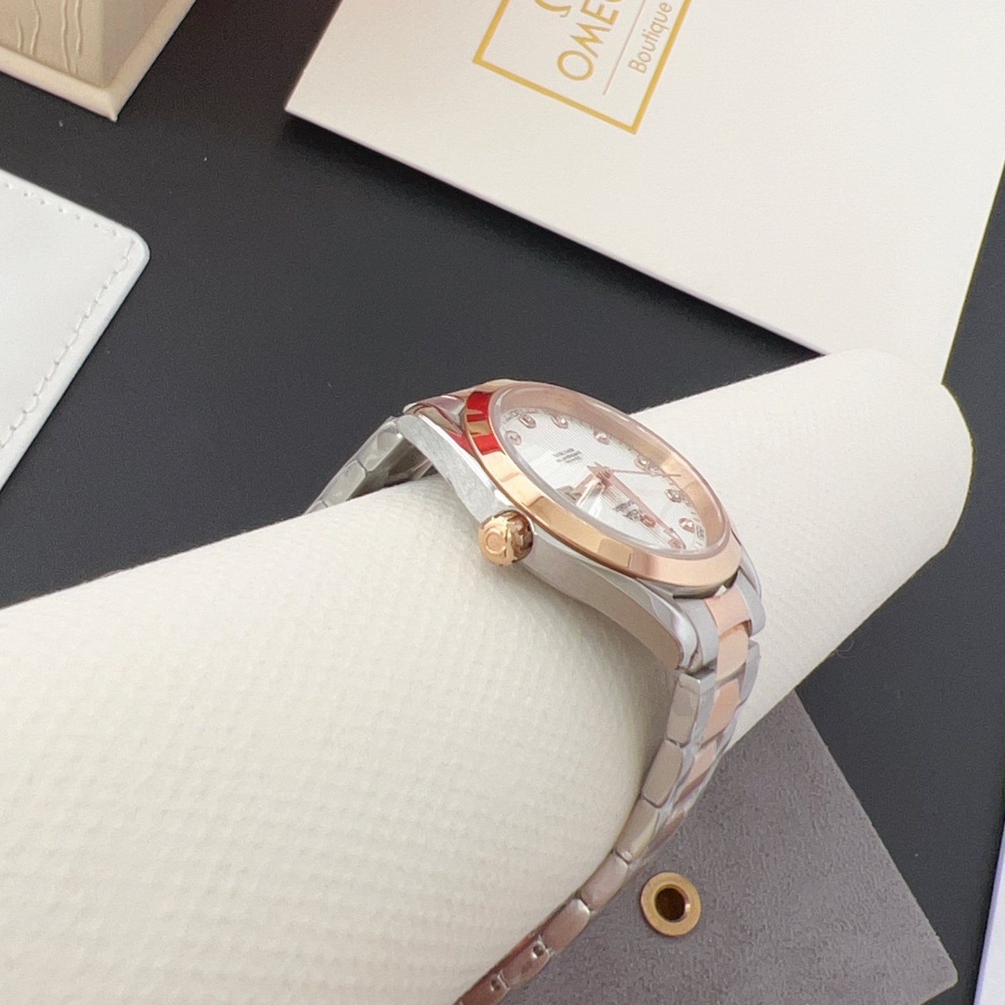 オメガ「Omega」アクアテラ 34mm マスタークロノメーター