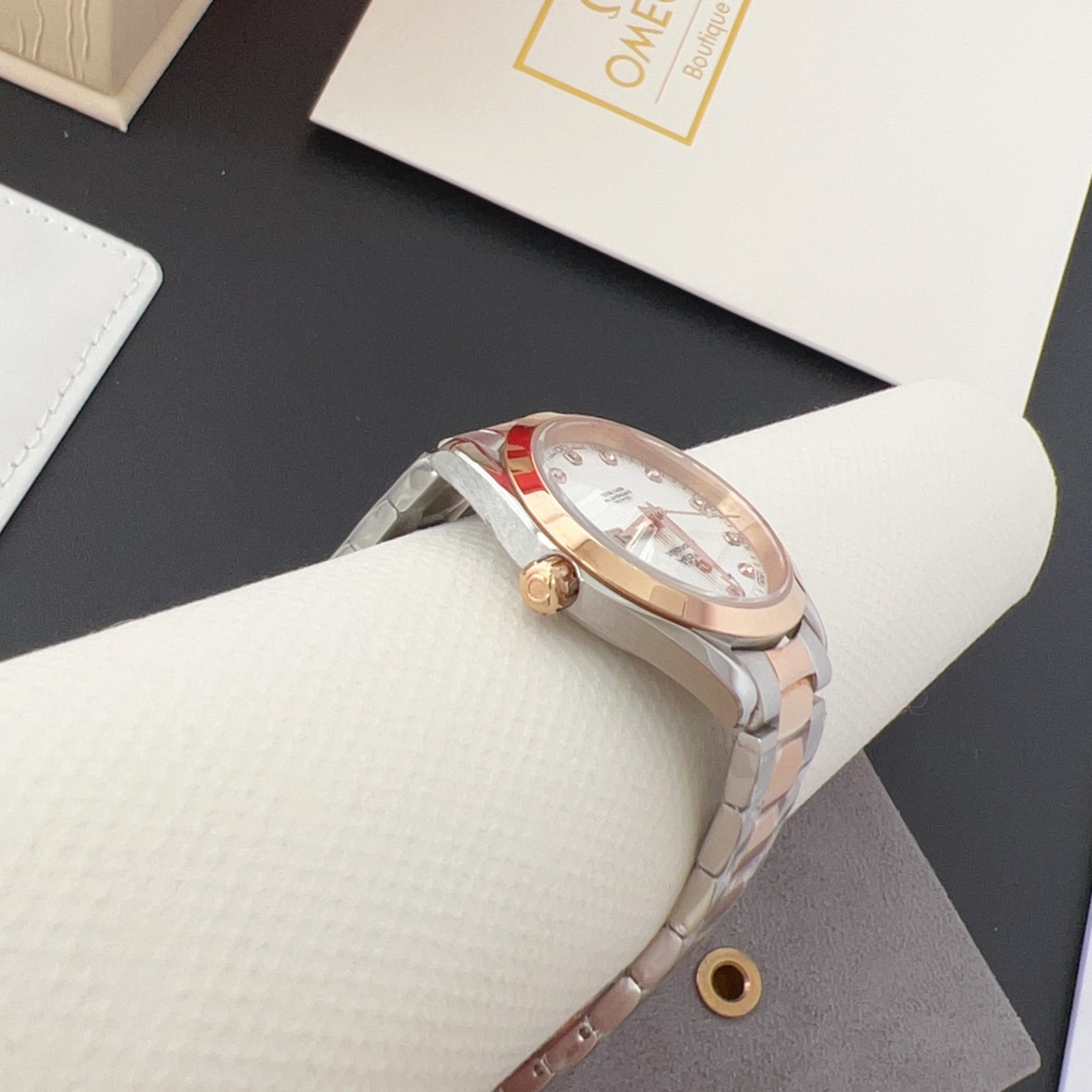 オメガ「Omega」アクアテラ 34mm マスタークロノメーター