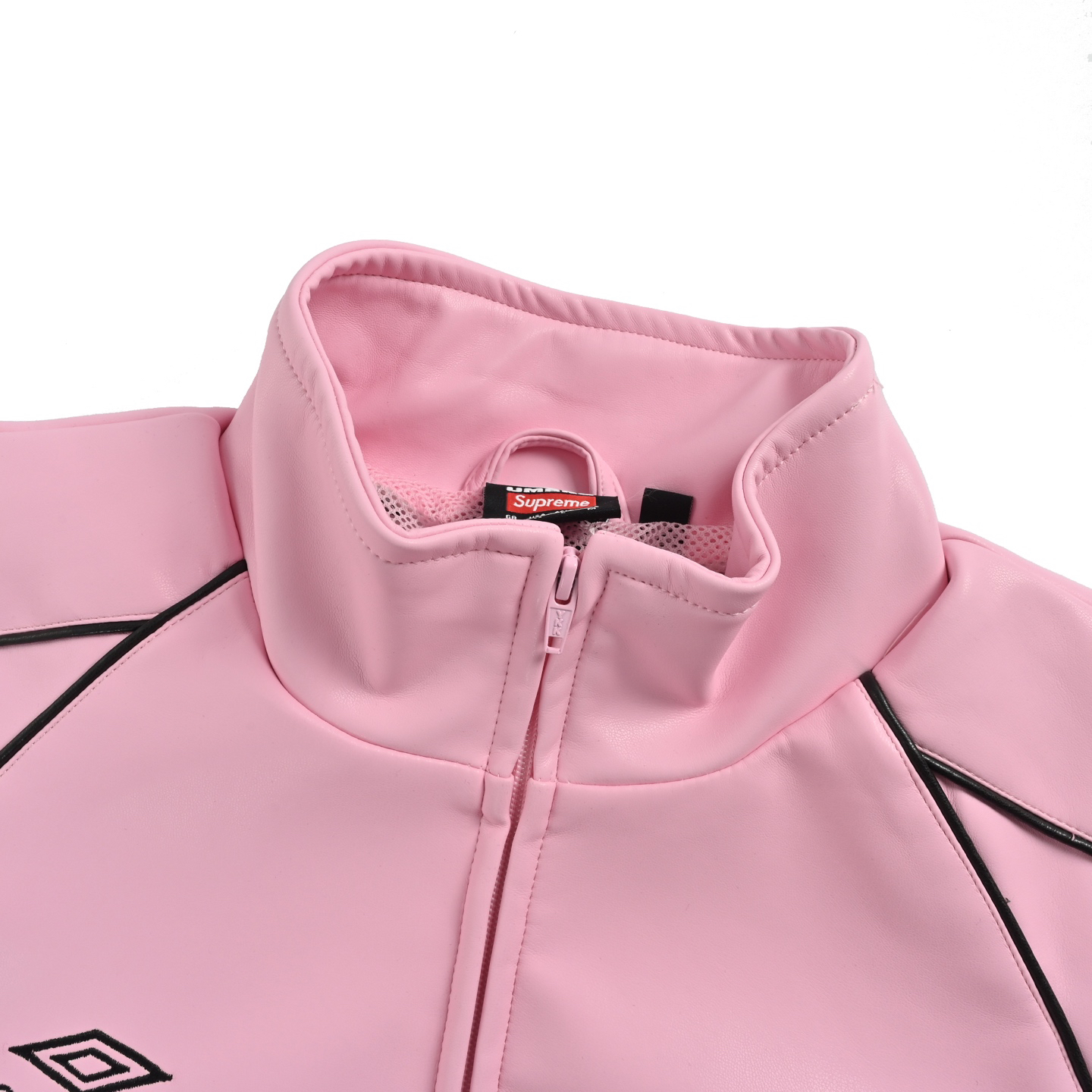 シュプリーム「Supreme x Umbro」コラボレーション レザージャケット