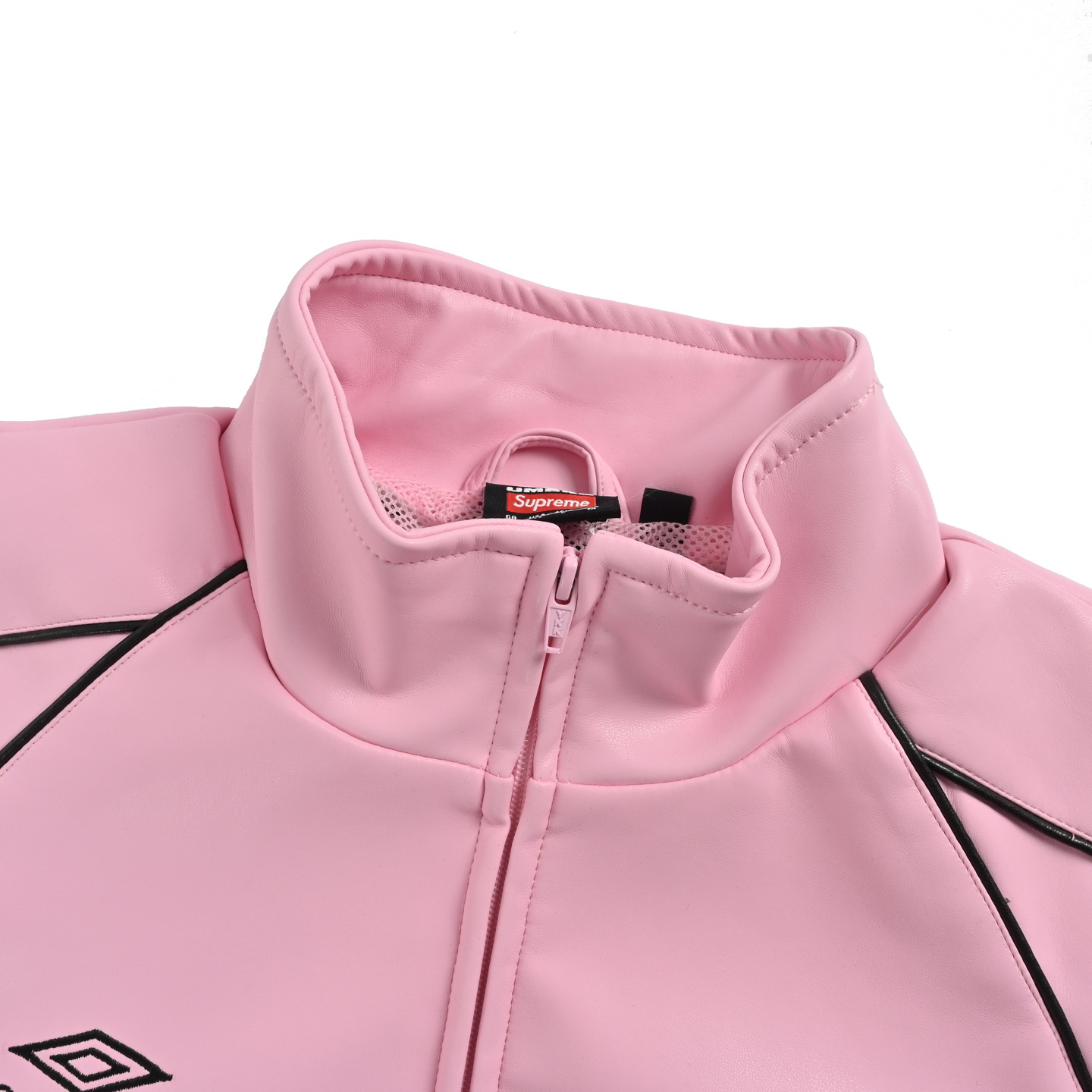 シュプリーム「Supreme x Umbro」コラボレーション レザージャケット