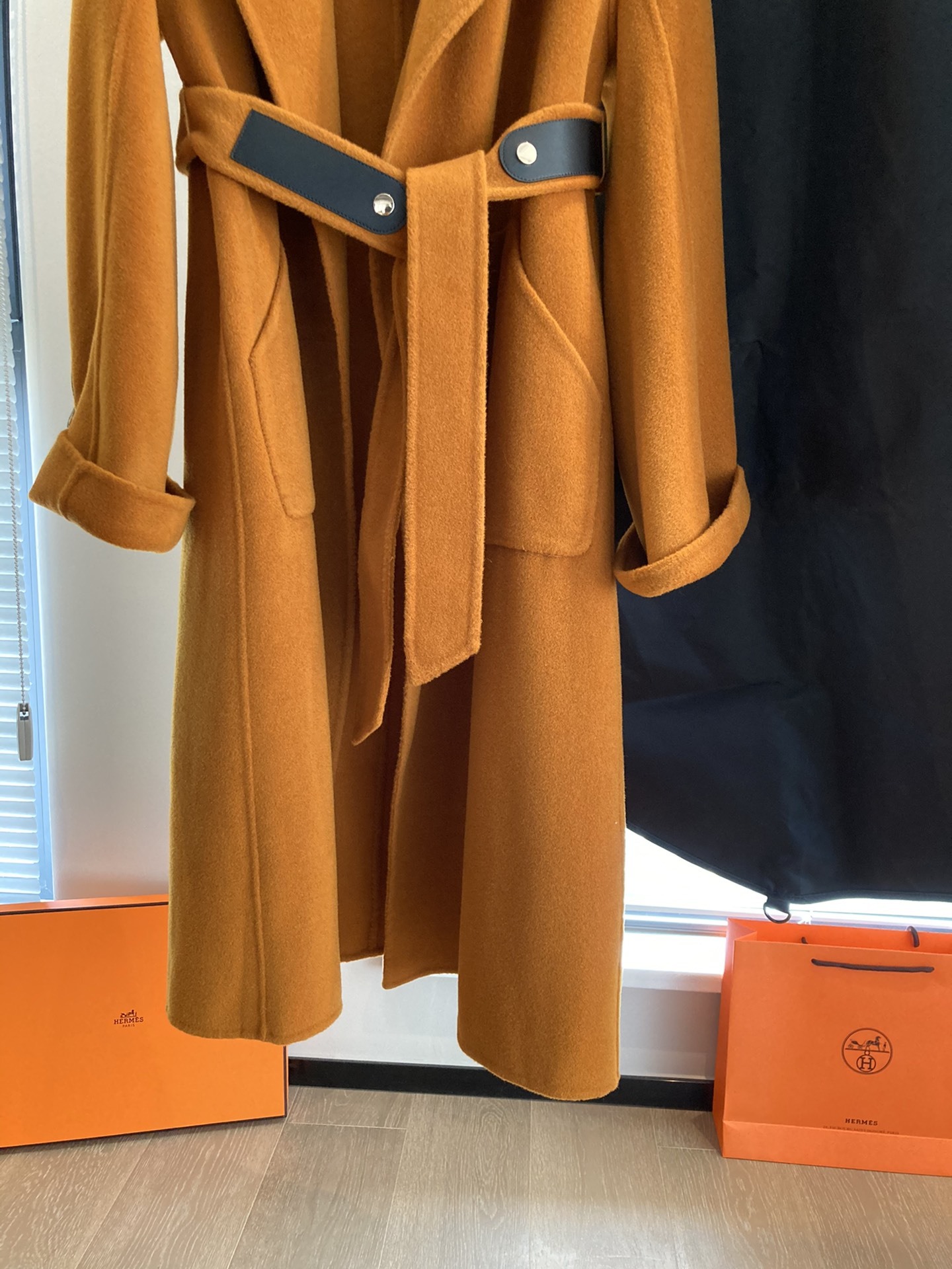 エルメス「Hermès」秋冬ファッションカシミアコート